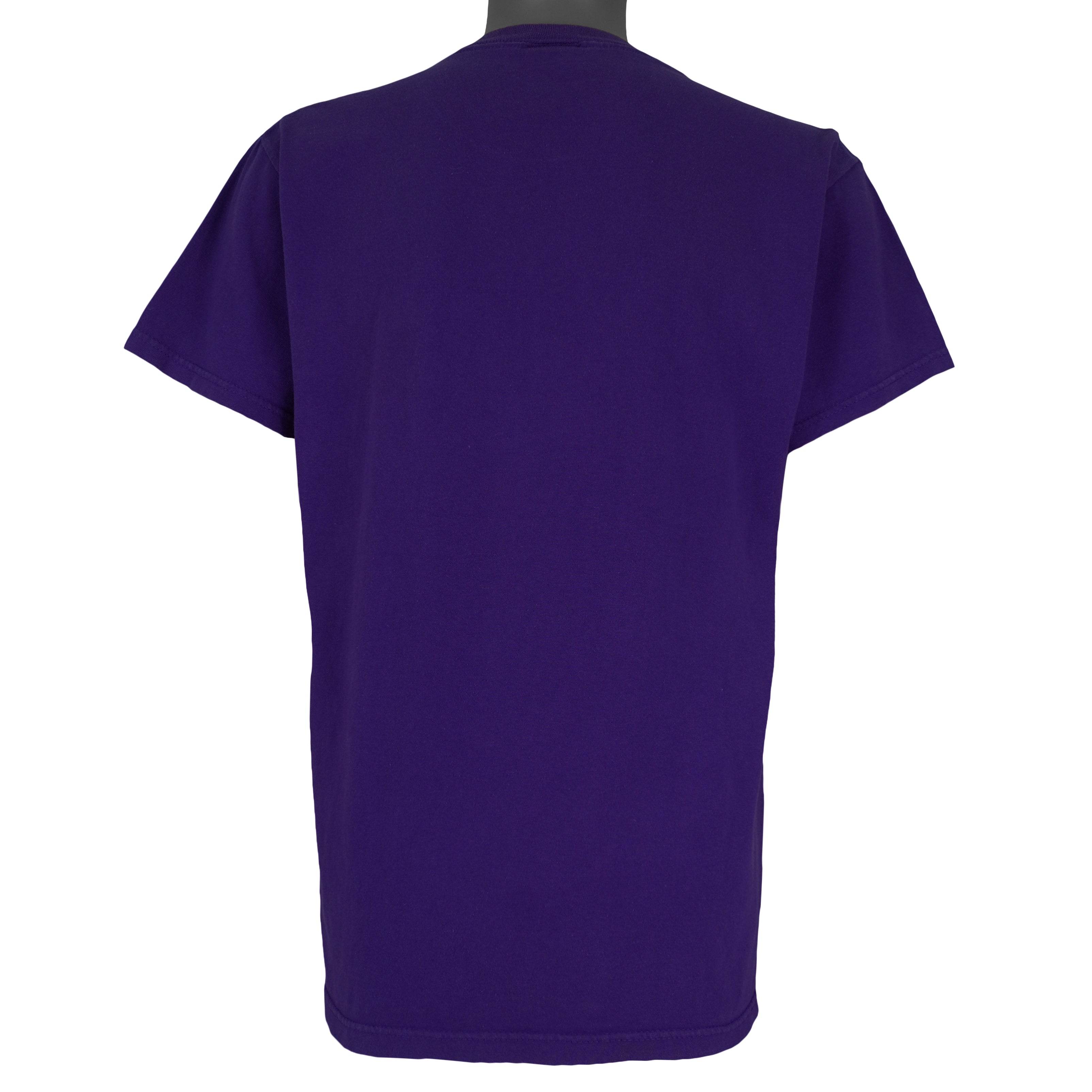 MLB (Dynasty) - Purple Colorado Rockies T-Shirt 2002 Medium Vintage Retro Baseball