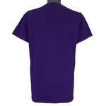 MLB (Dynasty) - Purple Colorado Rockies T-Shirt 2002 Medium Vintage Retro Baseball