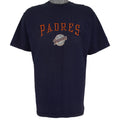 MLB (Pro Player) - San Diego Padres Embroidered T-Shirt 1998 Large Vintage Retro Baseball