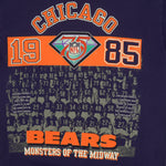 NFL- Chicago Bears Monster Of The Midway 1985 Spell-Out T-Shirt 1990s Medium Vintage Retro Football