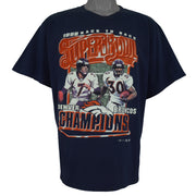 NFL (Sport Attack) - Denver Broncos Super Bowl Champions T-Shirt 1999 X-Large Vintage Retro Football