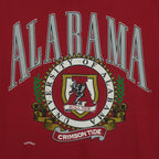 NCAA (Nutmeg) - Red Alabama Crimson Tide T-Shirt 1990s Large Vintage Retro