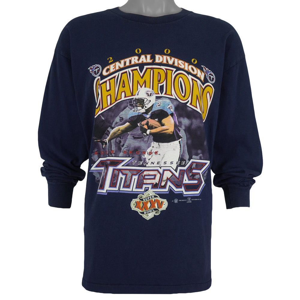 NFL (All Sport) - Tennessee Titans, Super Bowl XXXV Shirt 2000 X-Large Vintage Retro Football