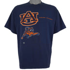 NCAA (Tee Jays) - Auburn Tigers Single Stitch T-Shirt 1990s X-Large Vintage Retro