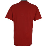 NFL (Competitor) - Red San Francisco 49ers Spell-Out T-Shirt 1994 Large Vintage Retro Football