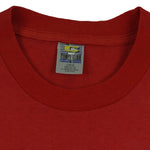 NFL (Competitor) - Red San Francisco 49ers Spell-Out T-Shirt 1994 Large Vintage Retro Football