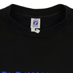 NHL (Logo 7) - Tampa Bay Lightning, Kick Ice Spell-Out T-Shirt 1992 Large Vintage Retro Hockey