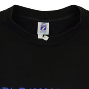 NHL (Logo 7) - Tampa Bay Lightning, Kick Ice Spell-Out T-Shirt 1992 Large Vintage Retro Hockey