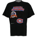 NHL (Trench) - Montreal Canadiens Stanley Cup T-Shirt 1993 X-Large Vintage Retro Hockey