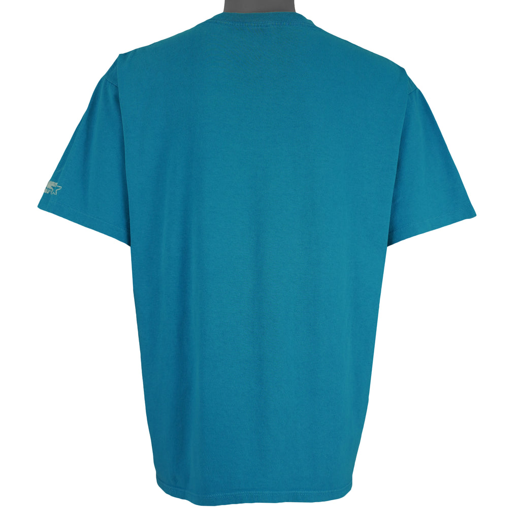 Starter (NHL)  - San Jose Sharks Goalie T-Shirt 1991 Large