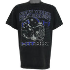 Vintage (DP) - XFL New York/New Jersey Hitmen T-Shirt 1990s Large Vintage Retro