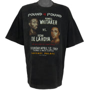 Vintage (Caesars) - Pound 4 Pound, Whitaker VS Delahoya WWC T-Shirt 1997 XX-Large Vinae Retro