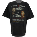 Vintage (Caesars) - Pound 4 Pound, Whitaker VS De La Hoya WWC T-Shirt 1997 XX-Large