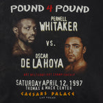 Vintage (Caesars) - Pound 4 Pound, Whitaker VS Delahoya WWC T-Shirt 1997 XX-Large Vinae Retro
