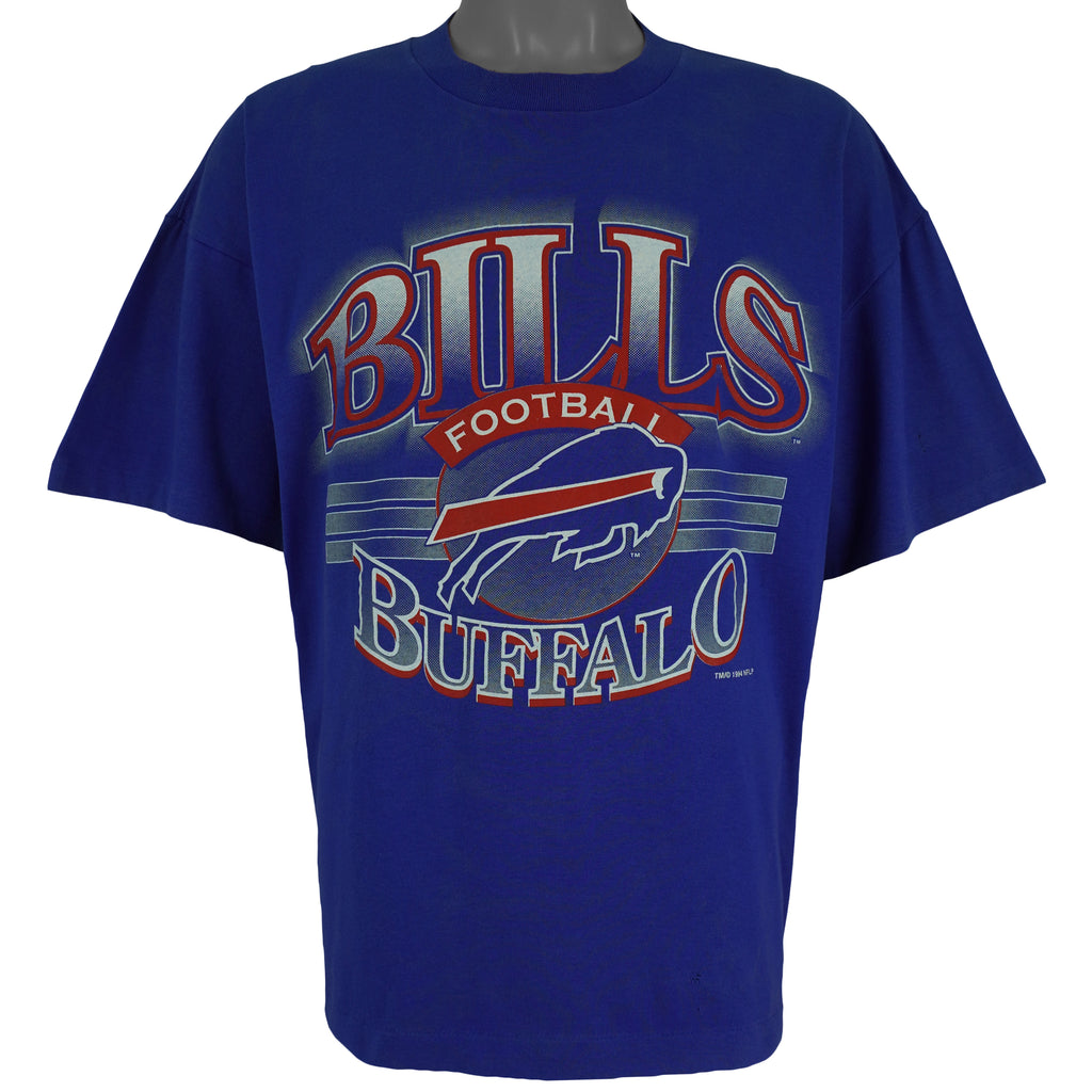 NFL (Spectator) - Buffalo Bills Big Spell-Out T-Shirt 1994 X-Large Vintage Retro Football