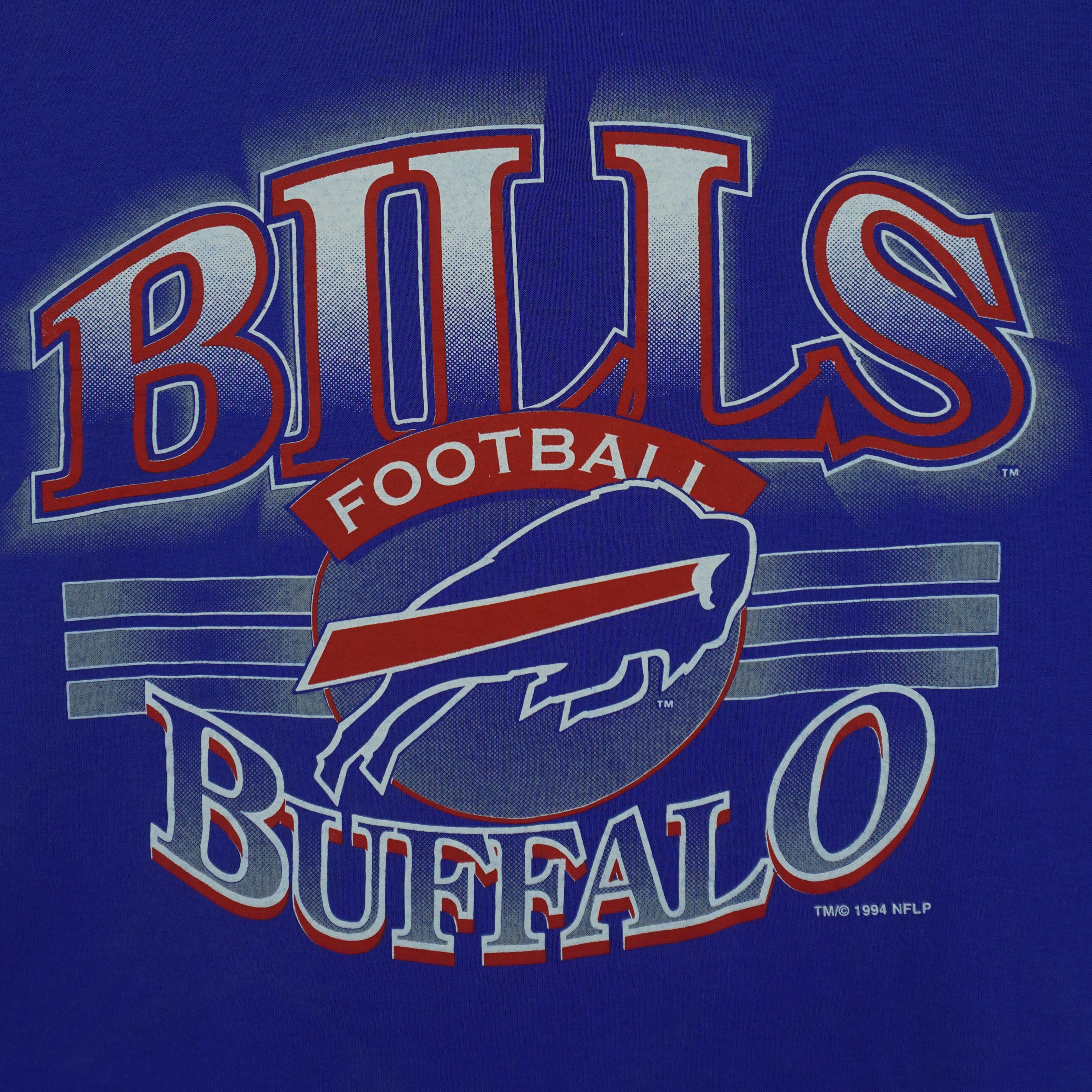 NFL (Spectator) - Buffalo Bills Big Spell-Out T-Shirt 1994 X-Large Vintage Retro Football