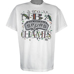 NBA (Delta) - San Antonio Spurs NBA Final Champs T-Shirt 2003 Large Vintage Retro Basketball
