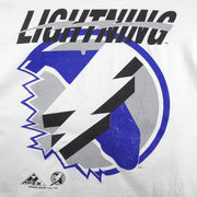 NHL (Apex One) - Tampa Bay Lightning Big Logo T-Shirt 1994 Large Vintage Retro Hockey