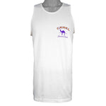 Vintage (Camel) - Genuine Taste Sleeveless Shirt 1990s X-Large Vintage Retro