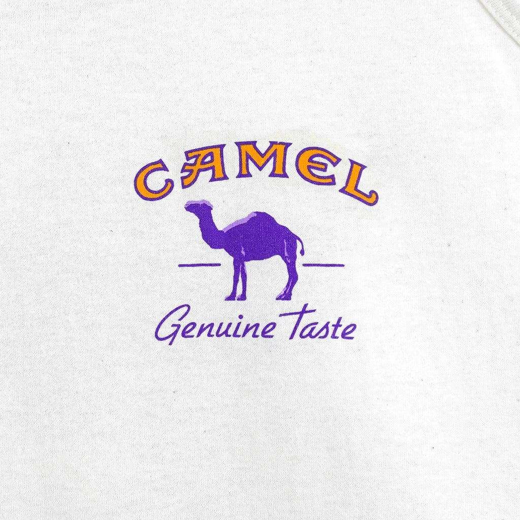 Vintage (Camel) - Genuine Taste Sleeveless Shirt 1990s X-Large Vintage Retro