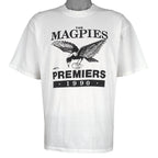 Vintage - Collingwood Magpies, AFL Single Stitch T-Shirt 1990 Large Vintage Retro