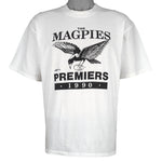 Vintage - Collingwood Magpies Australian Football League T-Shirt 1990 Large