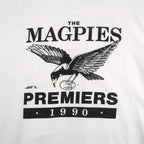 Vintage - Collingwood Magpies, AFL Single Stitch T-Shirt 1990 Large Vintage Retro