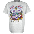 MLB (Salem) - Twins VS Braves World Series Tickets T-Shirt 1991 Large Vintage Retro Baseball