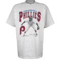 MLB (Garan) - Philadelphia Phillies Single Stitch T-Shirt 1990 X-Large Vintage Retro Baseball