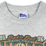 NFL (Pro Player) - Green Bay Packers Champs Players Caricature T-Shirt 1996 Medium Vintage Retro Football