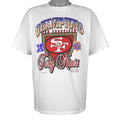 NFL (Competitor) - San Francisco 49ers Super Bowl XXIX Champions T-Shirt 1995 X-Large Vintage Retro Football
