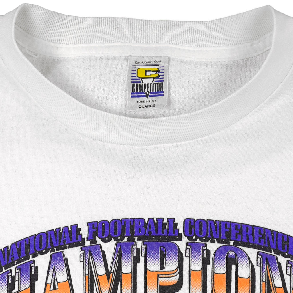 NFL (Competitor) - San Francisco 49ers Super Bowl XXIX Champions T-Shirt 1995 X-Large Vintage Retro Football