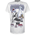 NHL - Colorado Avalanche VS Florida Panthers Matchups Stanley Cup T-Shirt 1996 Medium Vintage Retro Hockey