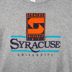 NCAA (Majestic) - Syracuse University 1870 Crew Neck Sweatshirt 1990s Large Vintage Retro