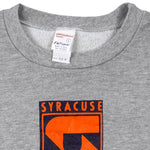 NCAA (Majestic) - Syracuse University 1870 Crew Neck Sweatshirt 1990s Large Vintage Retro