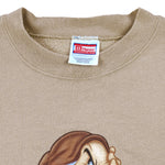 Disney (Hanes) - Grumpy Seven Dwarfs Crew Neck Sweatshirt 1990s Large Vintage Retro