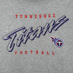 NFL (Logo Athletic) - Tennessee Titans Embroidered Crew Neck Sweatshirt 1990s Medium Vintage Retro Football