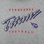 NFL (Logo Athletic) - Tennessee Titans Embroidered Crew Neck Sweatshirt 1990s Medium Vintage Retro Football
