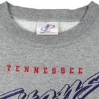 NFL (Logo Athletic) - Tennessee Titans Embroidered Crew Neck Sweatshirt 1990s Medium Vintage Retro Football