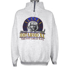 Vintage - Alaska Iditarod XX The Last Great Race 1/4 Zip-Up Sweatshirt 1991 X-Large Vintage Retro
