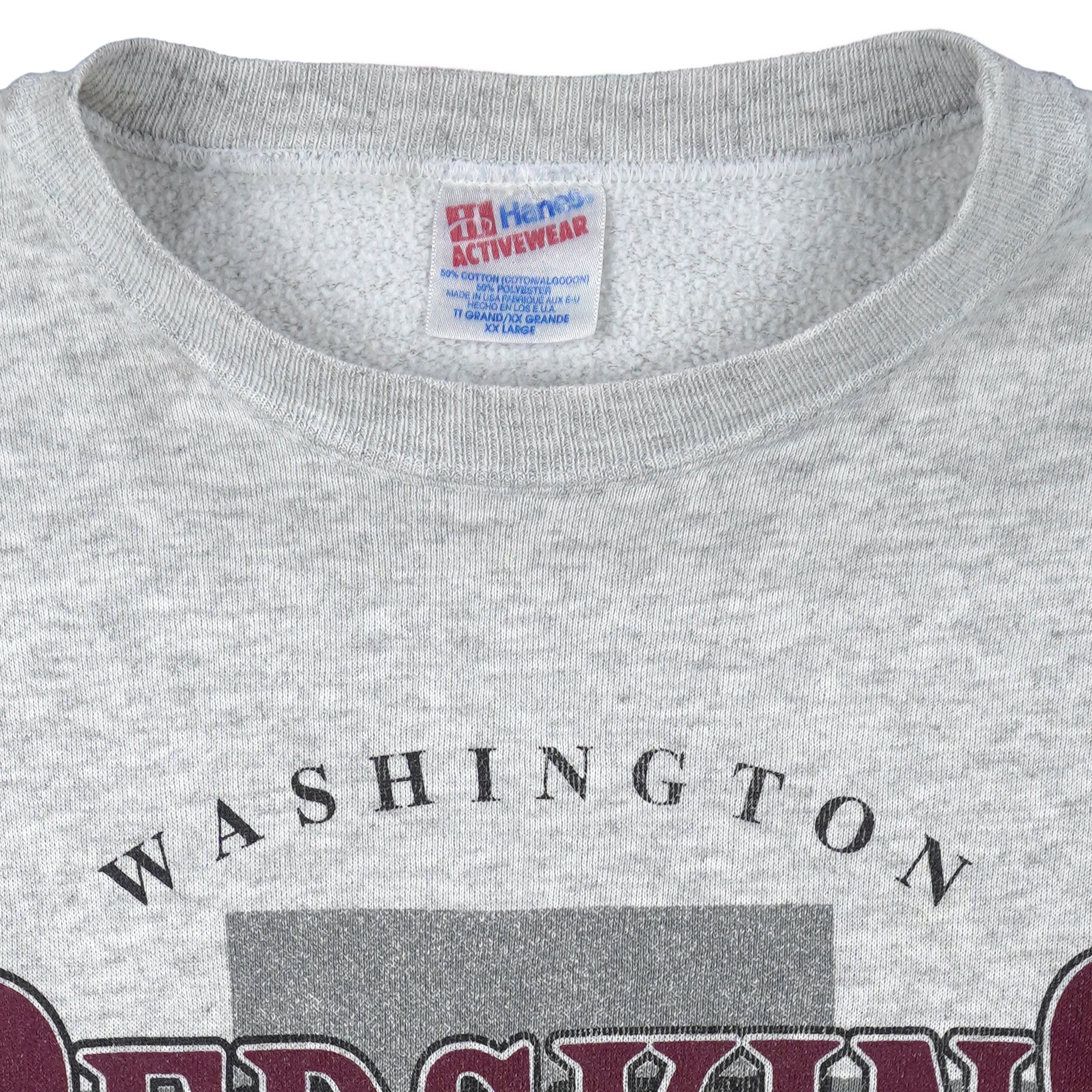 NFL (Hanes) - Washington Redskins Crew Neck Sweatshirt 1990s XX-Large Vintage Retro Football