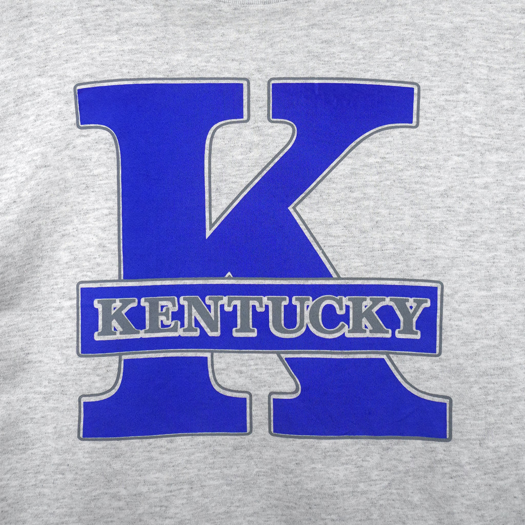 NCAA (Volunteer) - Kentucky Wildcats Spell-Out Sweatshirt 1990s Large Vintage Retro