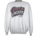 Vintage (Gildan) - Coors Light Spell-Out Crew Neck Sweatshirt 1990s X-Large Vintage Retro