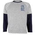 MLB - Seattle Mariners Pinstripe Long Sleeve Shirt 1990s Small Vintage Retro Baseball