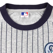 MLB - Seattle Mariners Pinstripe Long Sleeve Shirt 1990s Small Vintage Retro Baseball