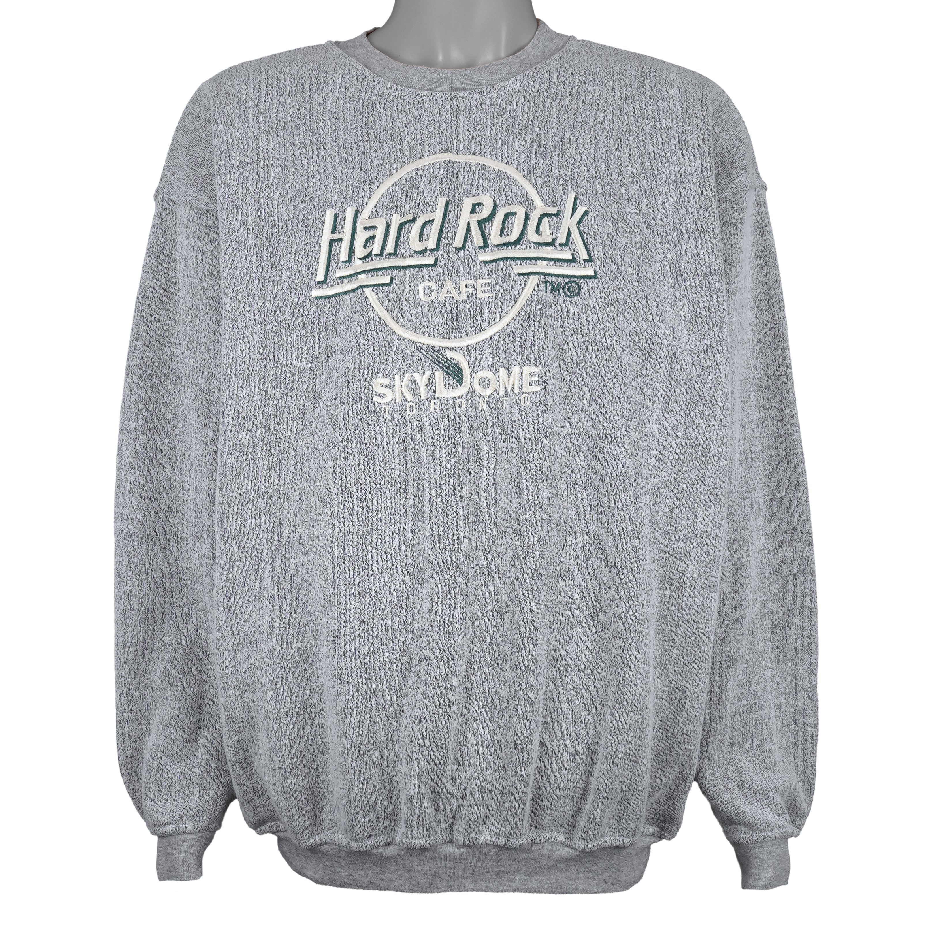 Vintage - Hard Rock Cafe Toronto Skydome Crew Neck Sweatshirt 1990s X-Large Vintage Retro
