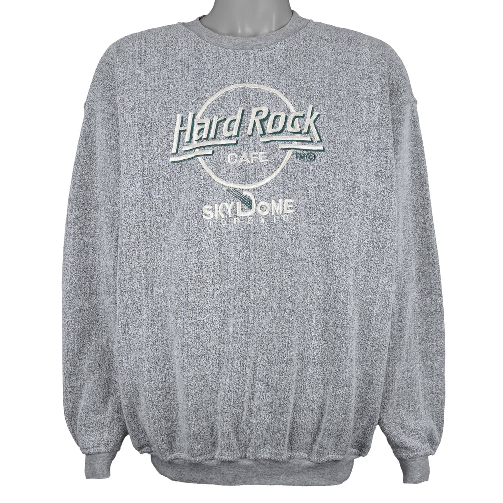 Vintage - Hard Rock Cafe Toronto Skydome Crew Neck Sweatshirt 1990s X-Large Vintage Retro