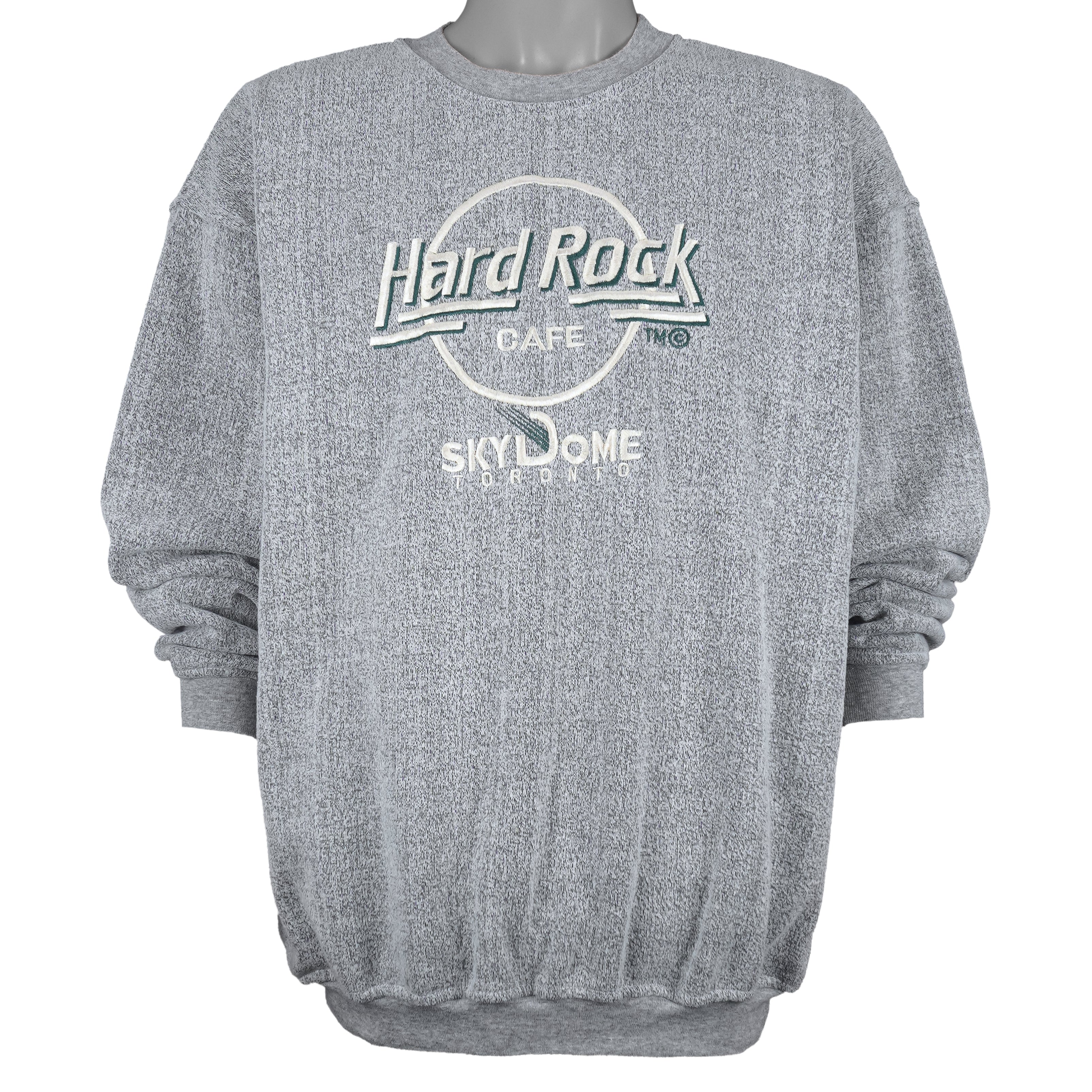 Vintage - Hard Rock Cafe Toronto Skydome Crew Neck Sweatshirt 1990s X-Large Vintage Retro