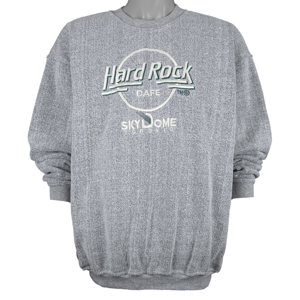 Vintage - Hard Rock Cafe Toronto Skydome Crew Neck Sweatshirt 1990s X-Large Vintage Retro