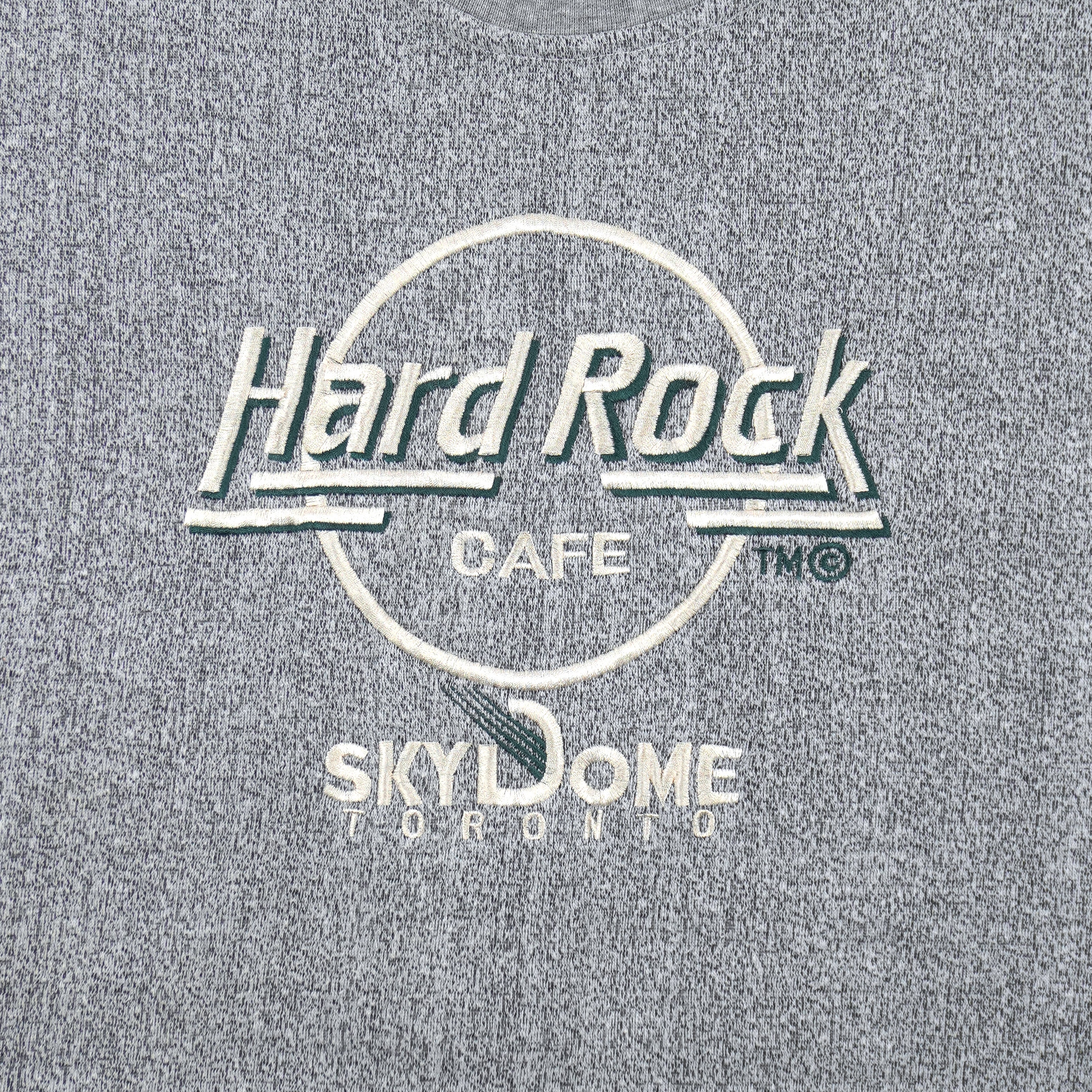 Vintage - Hard Rock Cafe Toronto Skydome Crew Neck Sweatshirt 1990s X-Large Vintage Retro